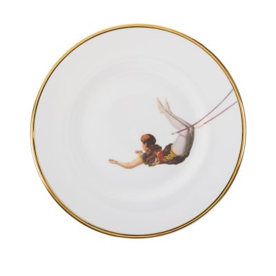 Trapeze Girl Bone China Plate