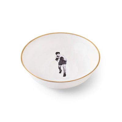 Fighting Spirit Bone China Dessert / Soup Bowl 17cm