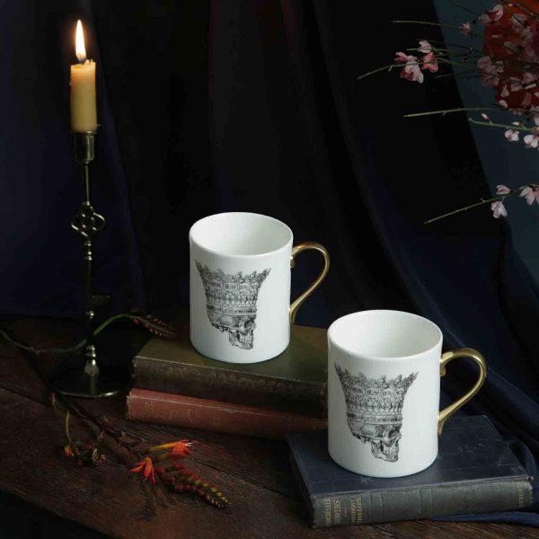 Skull in Crown Set of 2 Mugs - Image 2