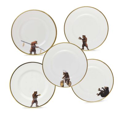 The Bears Set of 5 Side Plates Samples