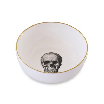 Skull Bone China Cereal Bowl 14cm