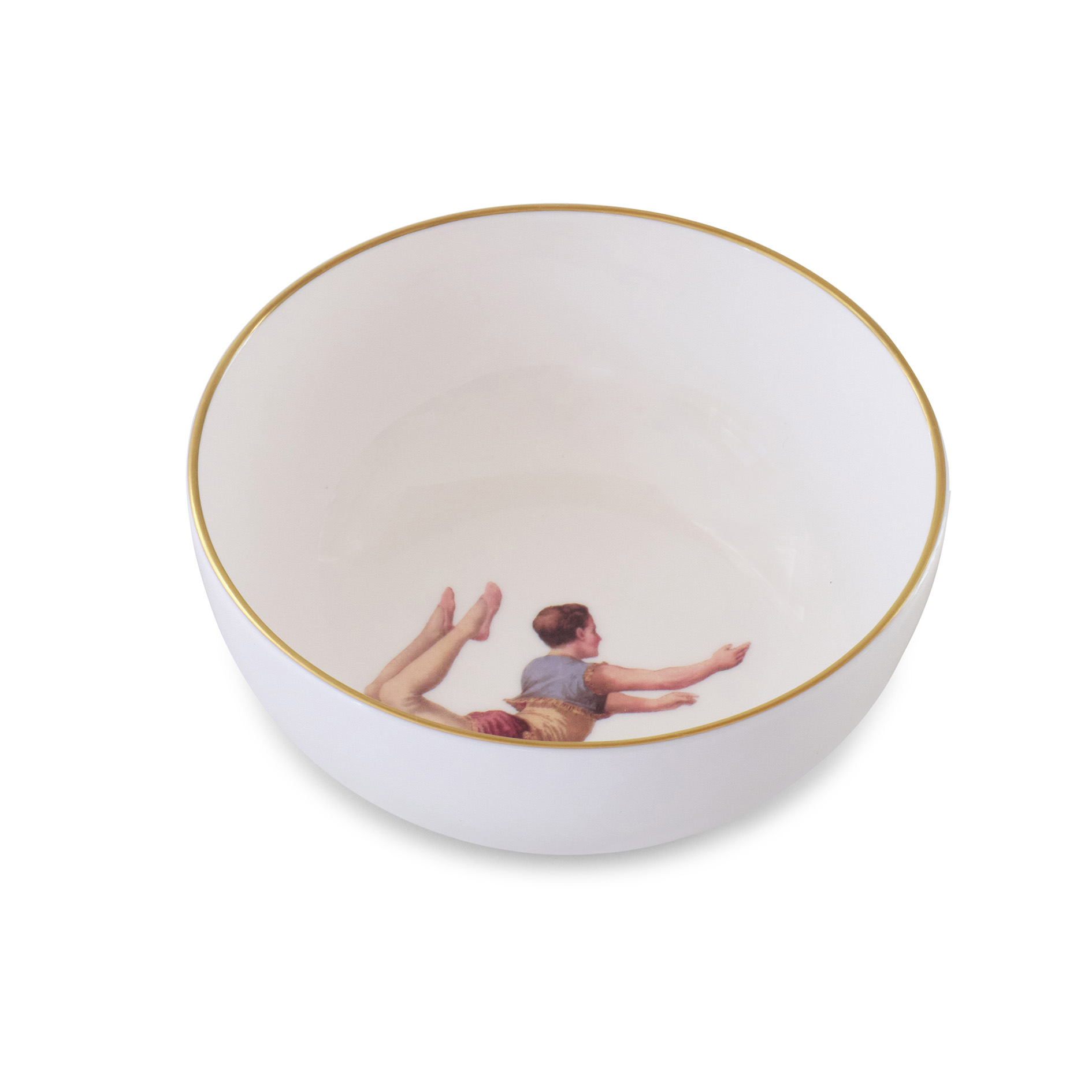 Trapeze Boy Bone China Cereal Bowl 14cm