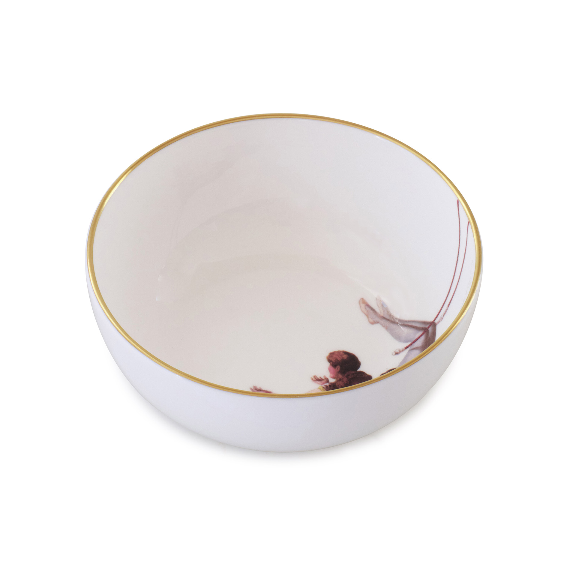 Trapeze Girl Bone China Cereal Bowl 14cm